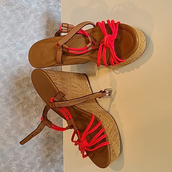 Coach Georgiana Wedge Sandals - Picture 5 of 8
